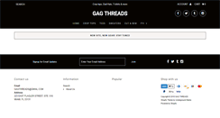 Desktop Screenshot of gagthreads.com