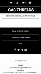 Mobile Screenshot of gagthreads.com